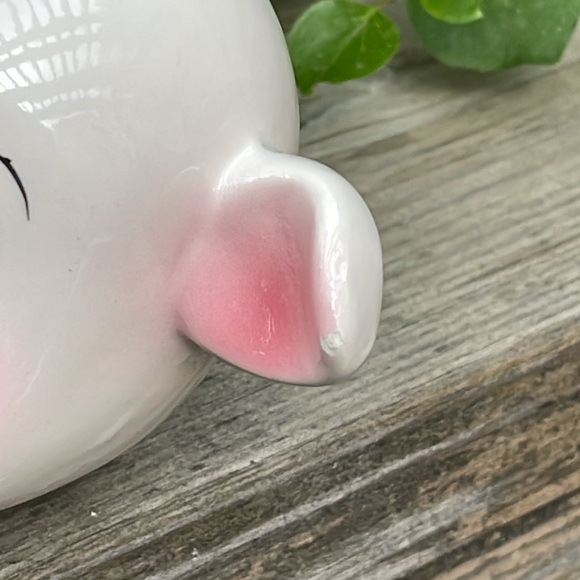 Vintage Ceramic Pig Piggy Bank Figurine - Picture 8 of 10